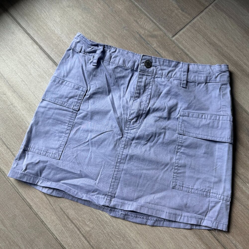 Art Class Periwinkle Cargo Skirt, Girls Size XL (14)